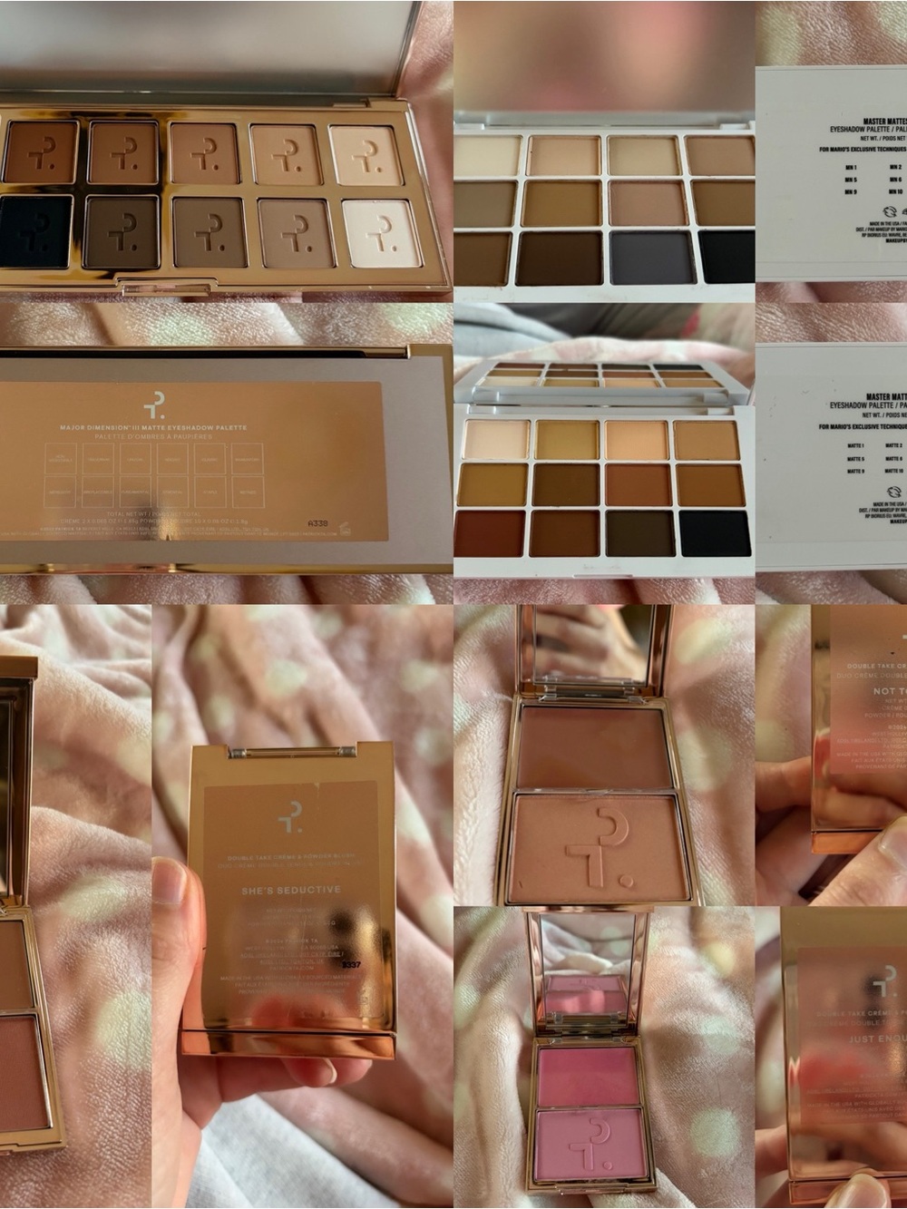 Patrick Ta & Makeup By Mario palette bundle